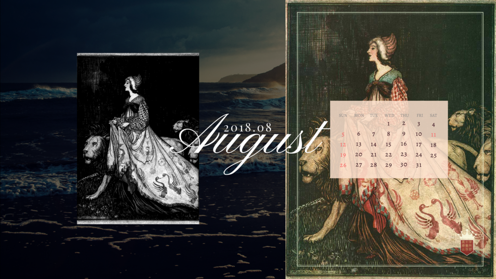 2018 Free Calender Wallpaper fairy vintage1920px×1080px.png